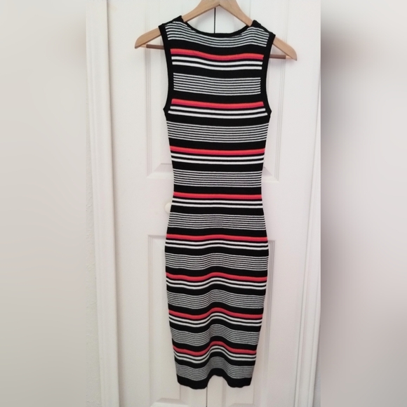 Sleeveless striped Sweater Dress - Picture 1 of 5